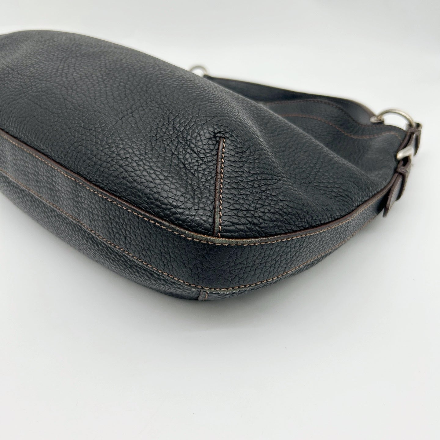 PRADA Vitello Daino Leather Hobo Bag [Used]