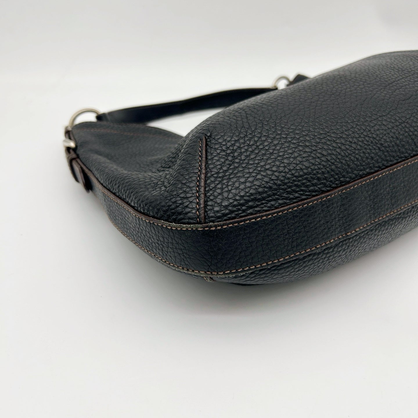 PRADA Vitello Daino Leather Hobo Bag [Used]
