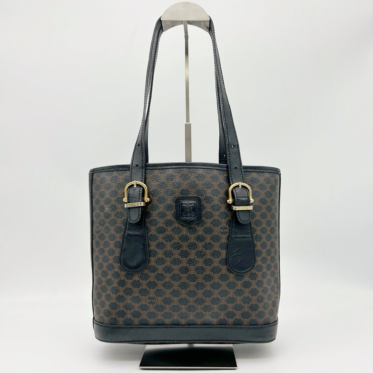 CELINE Macadam Small Bucket Tote Bag [Used]