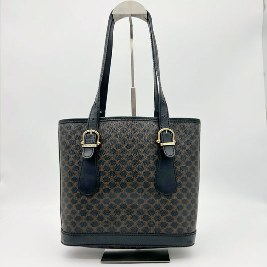 CELINE Macadam Small Bucket Tote Bag [Used]