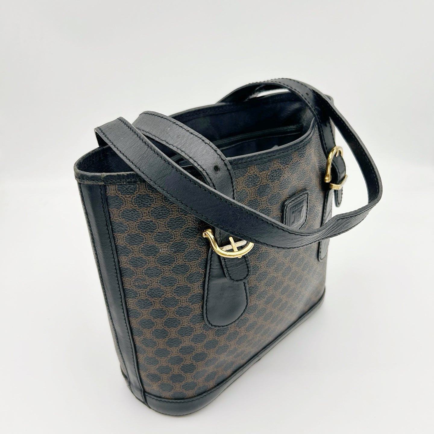 CELINE Macadam Small Bucket Tote Bag [Used]