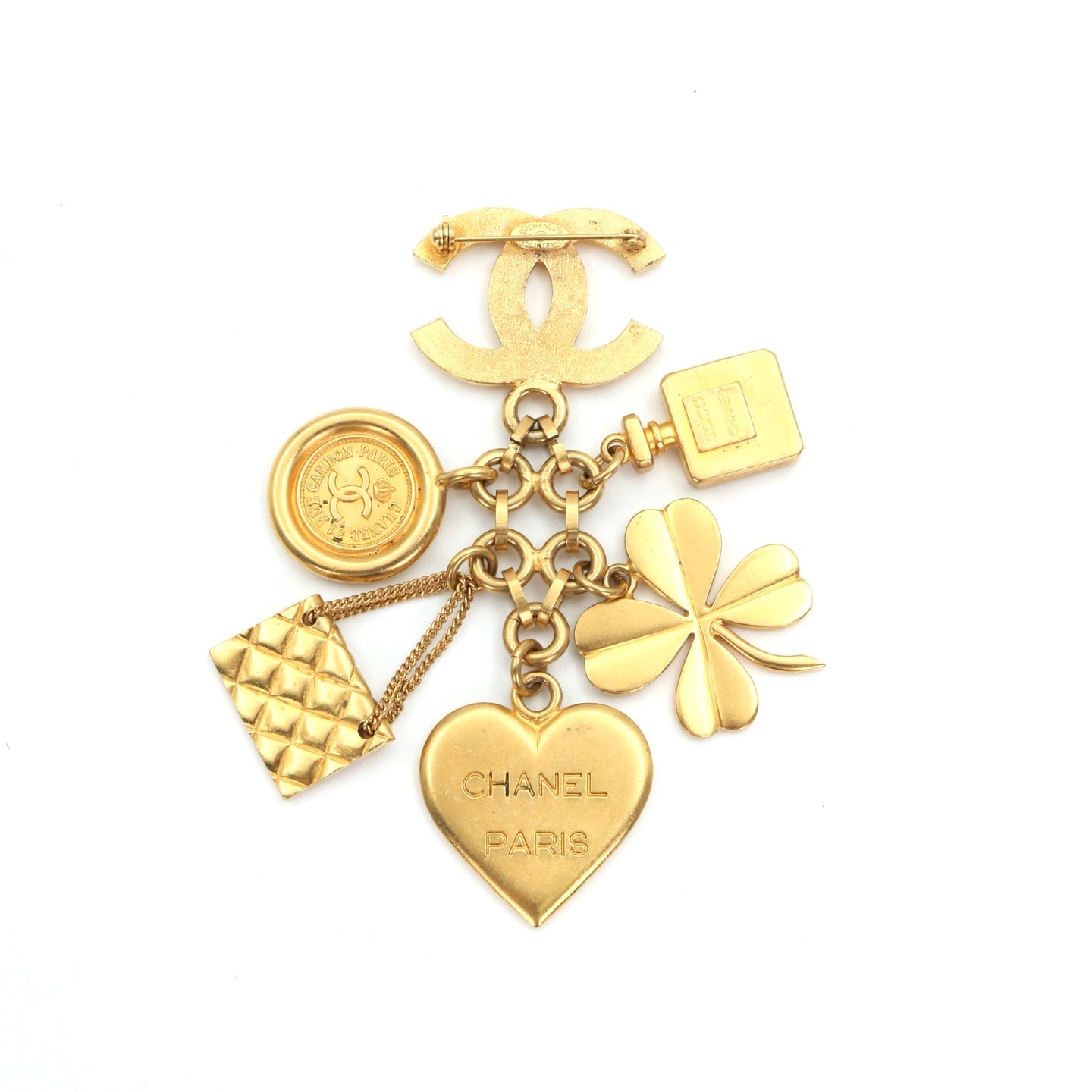 CHANEL Vintage Multi-Charm Brooch Pendant [Used]