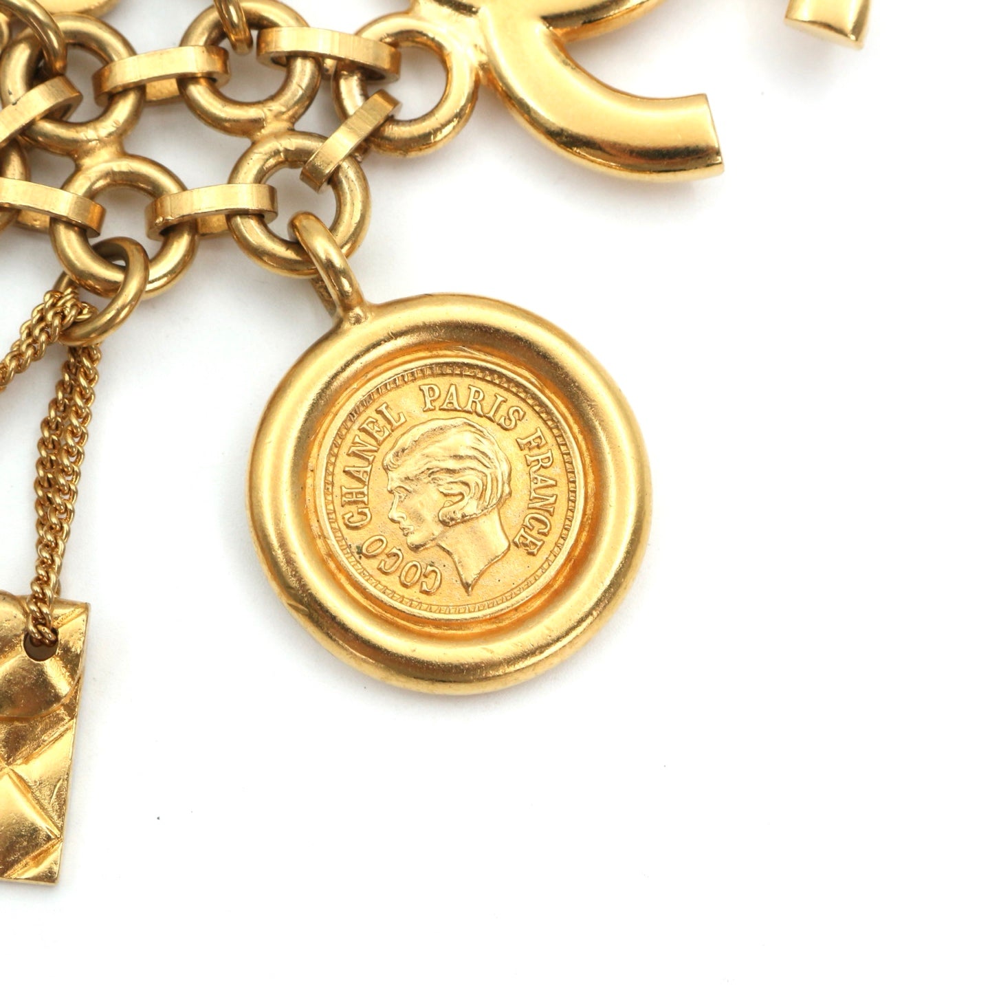 CHANEL Vintage Multi-Charm Brooch Pendant [Used]