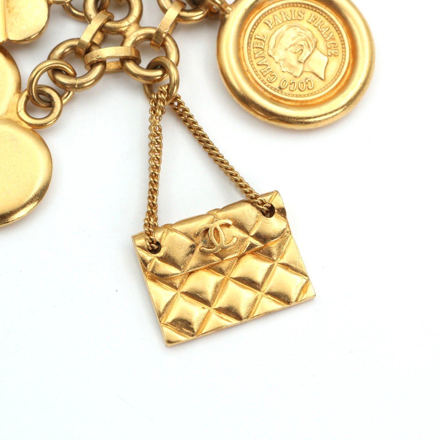 CHANEL Vintage Multi-Charm Brooch Pendant [Used]