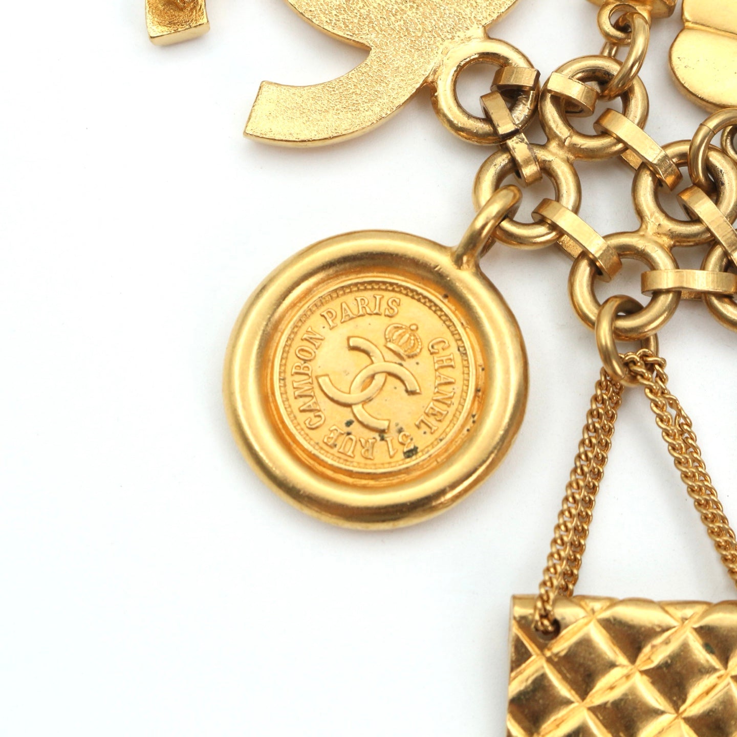 CHANEL Vintage Multi-Charm Brooch Pendant [Used]