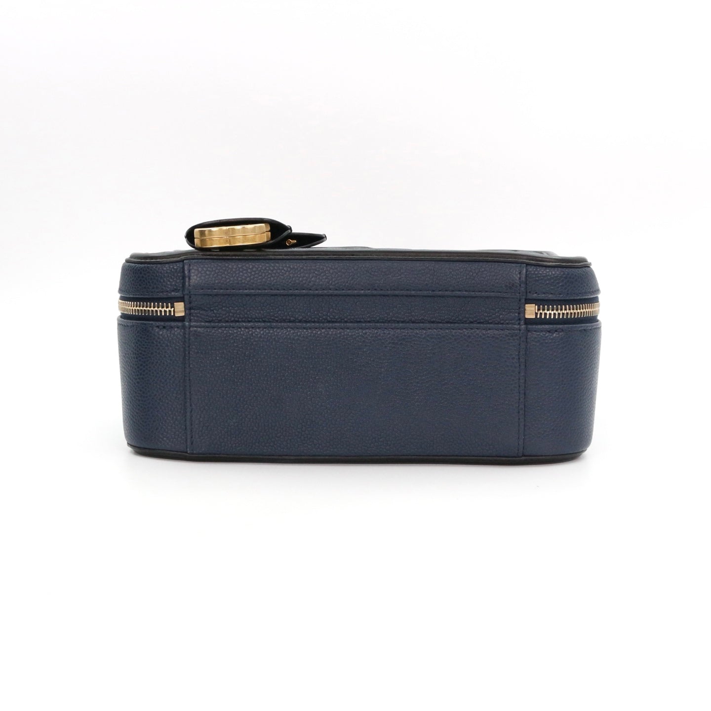 CHANEL Blue and Black Camera Bag [Used]