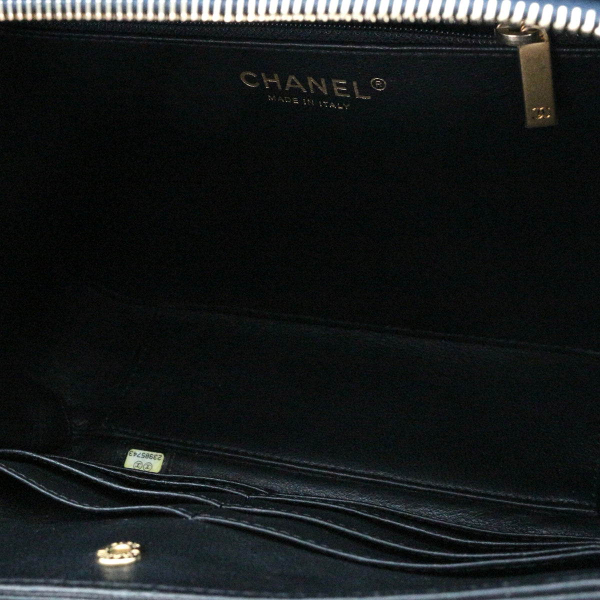 CHANEL Blue and Black Camera Bag [Used]