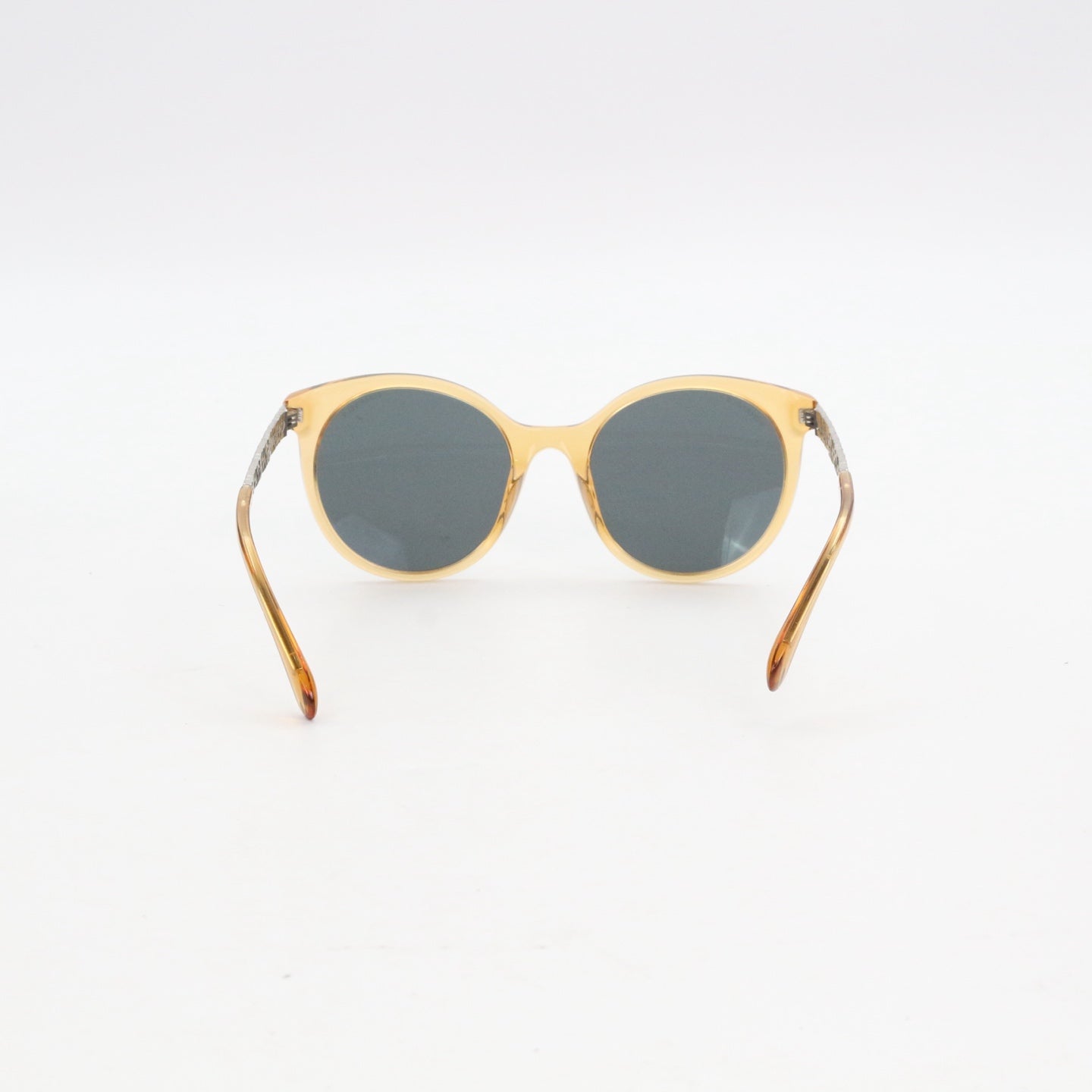 CHANEL Amber and Metal Frame Sunglasses [Used]