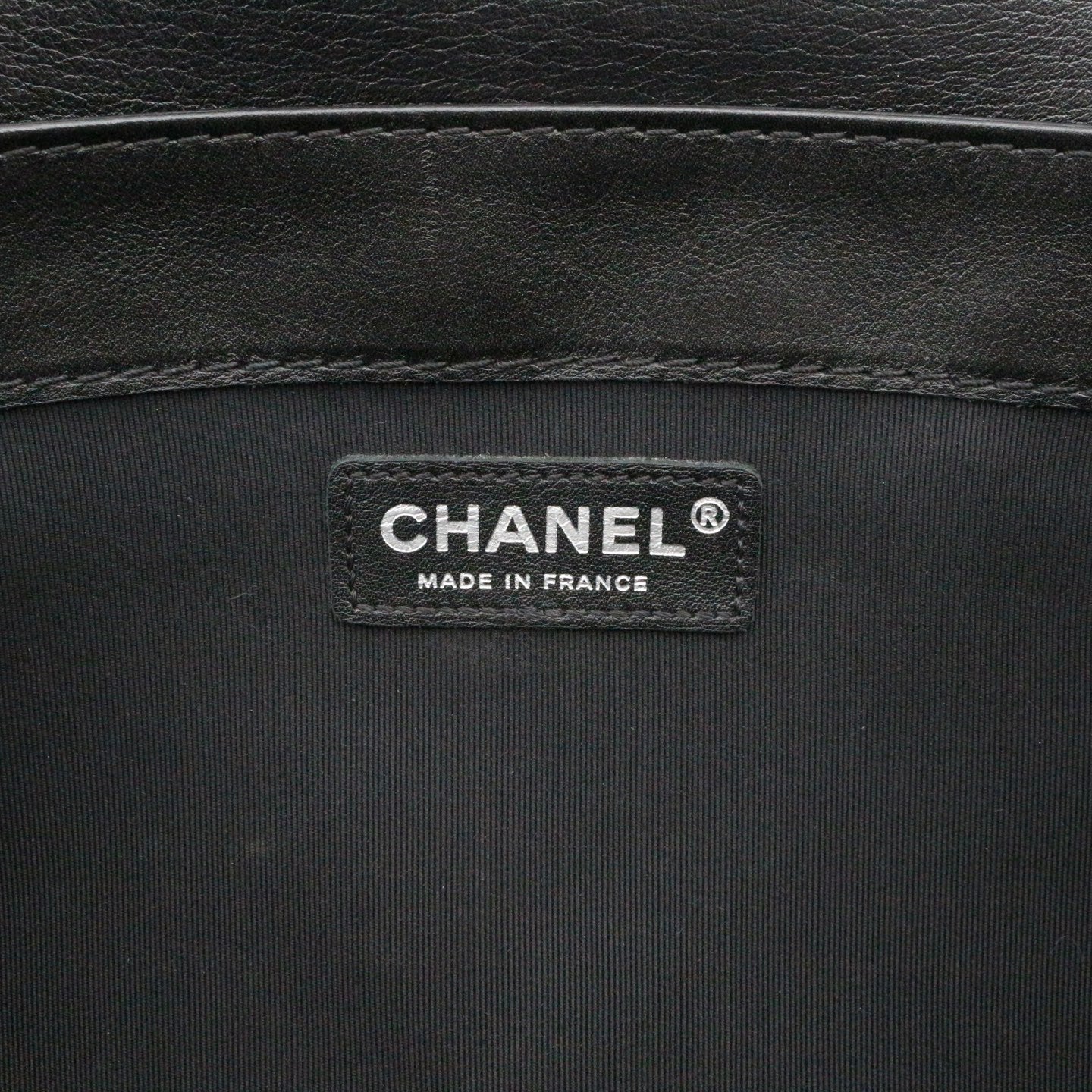 CHANEL Medium Boy Bag with Layered Chain Detail [Used]