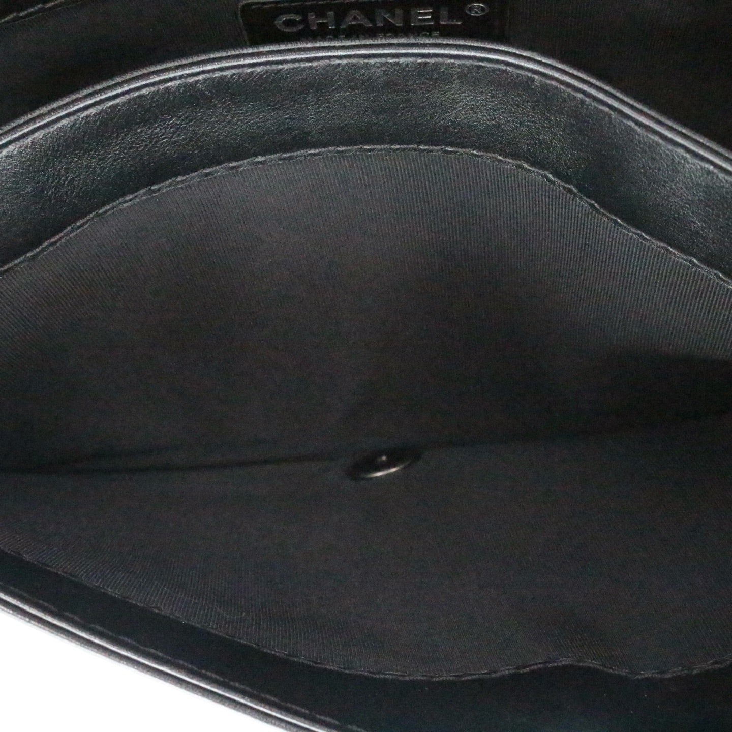 CHANEL Medium Boy Bag with Layered Chain Detail [Used]