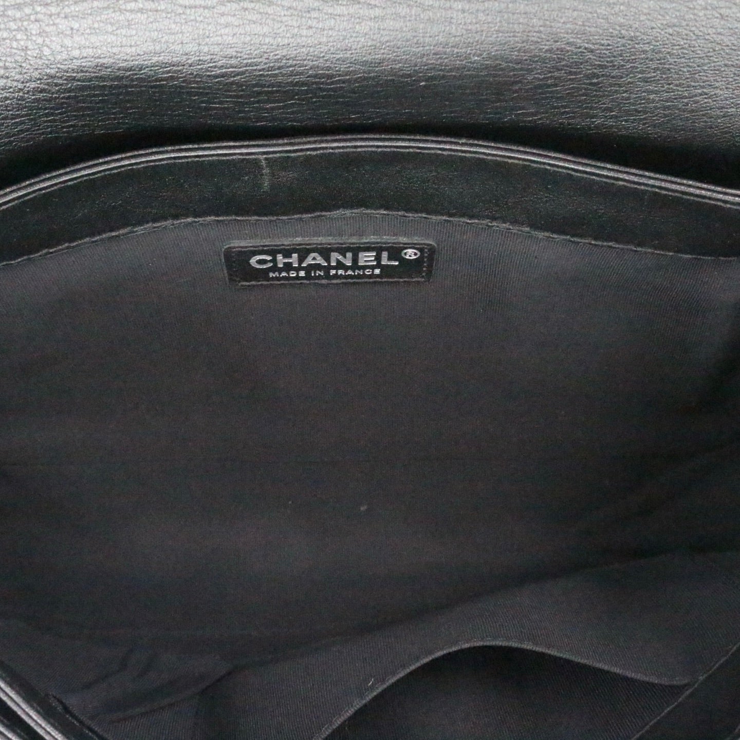 CHANEL Medium Boy Bag with Layered Chain Detail [Used]
