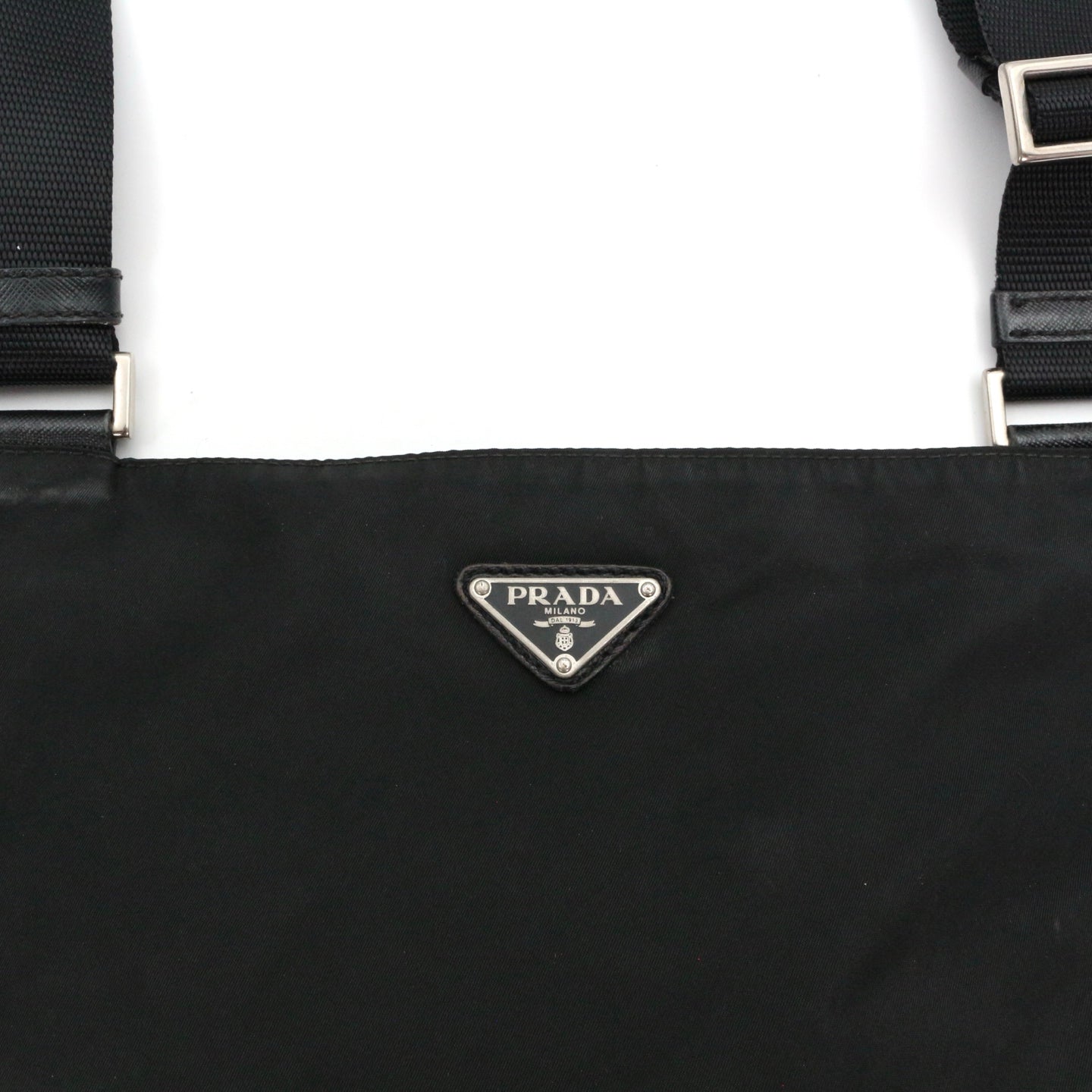 PRADA Black Tessuto Nylon Crossbody Bag [Used]