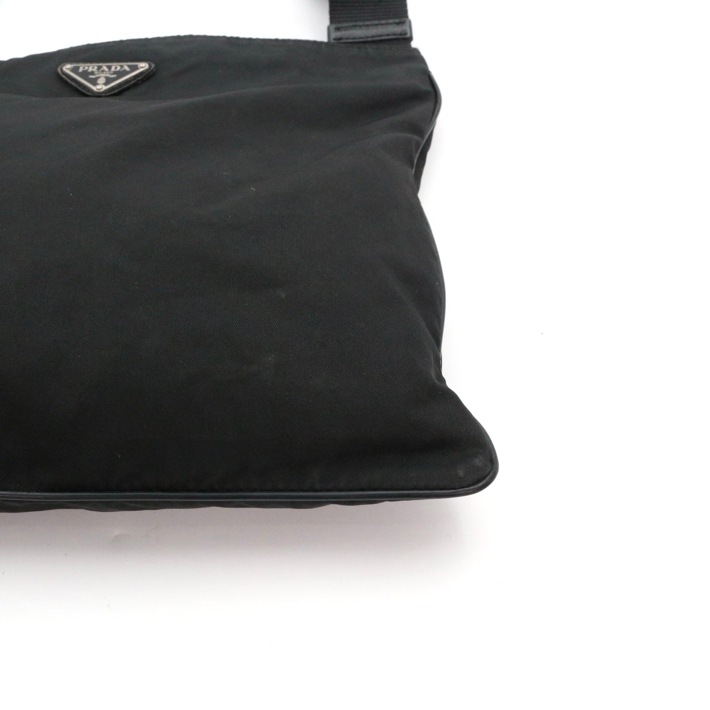PRADA Black Tessuto Nylon Crossbody Bag [Used]