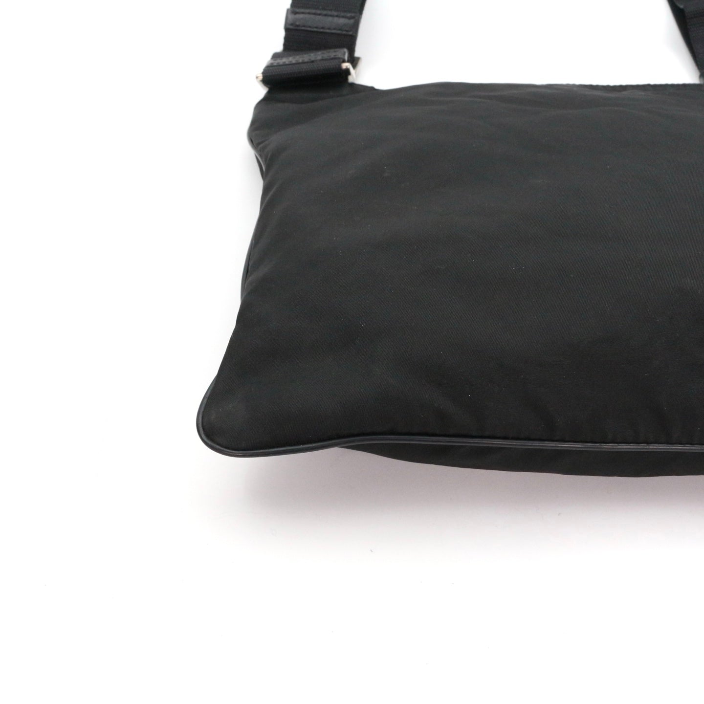 PRADA Black Tessuto Nylon Crossbody Bag [Used]