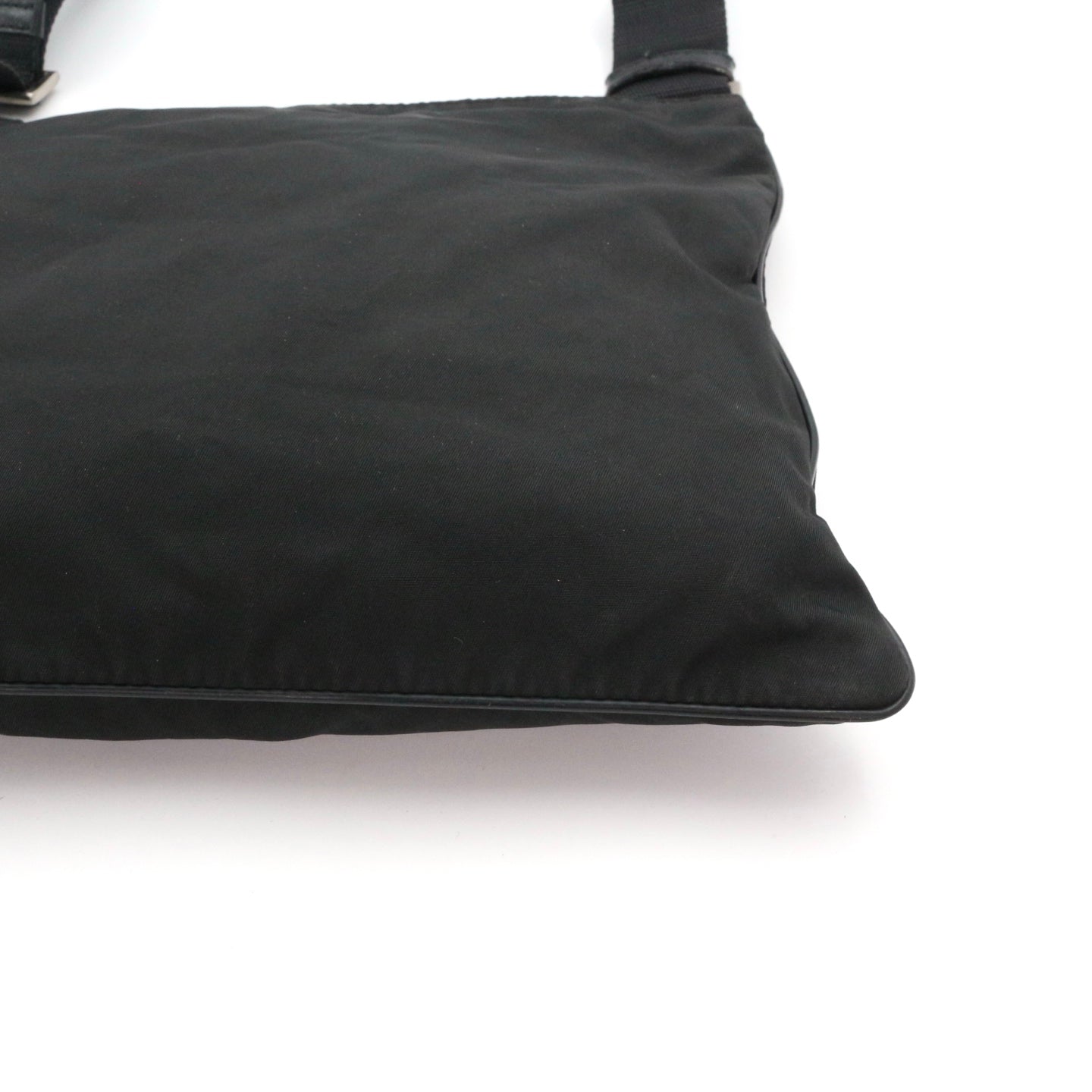 PRADA Black Tessuto Nylon Crossbody Bag [Used]