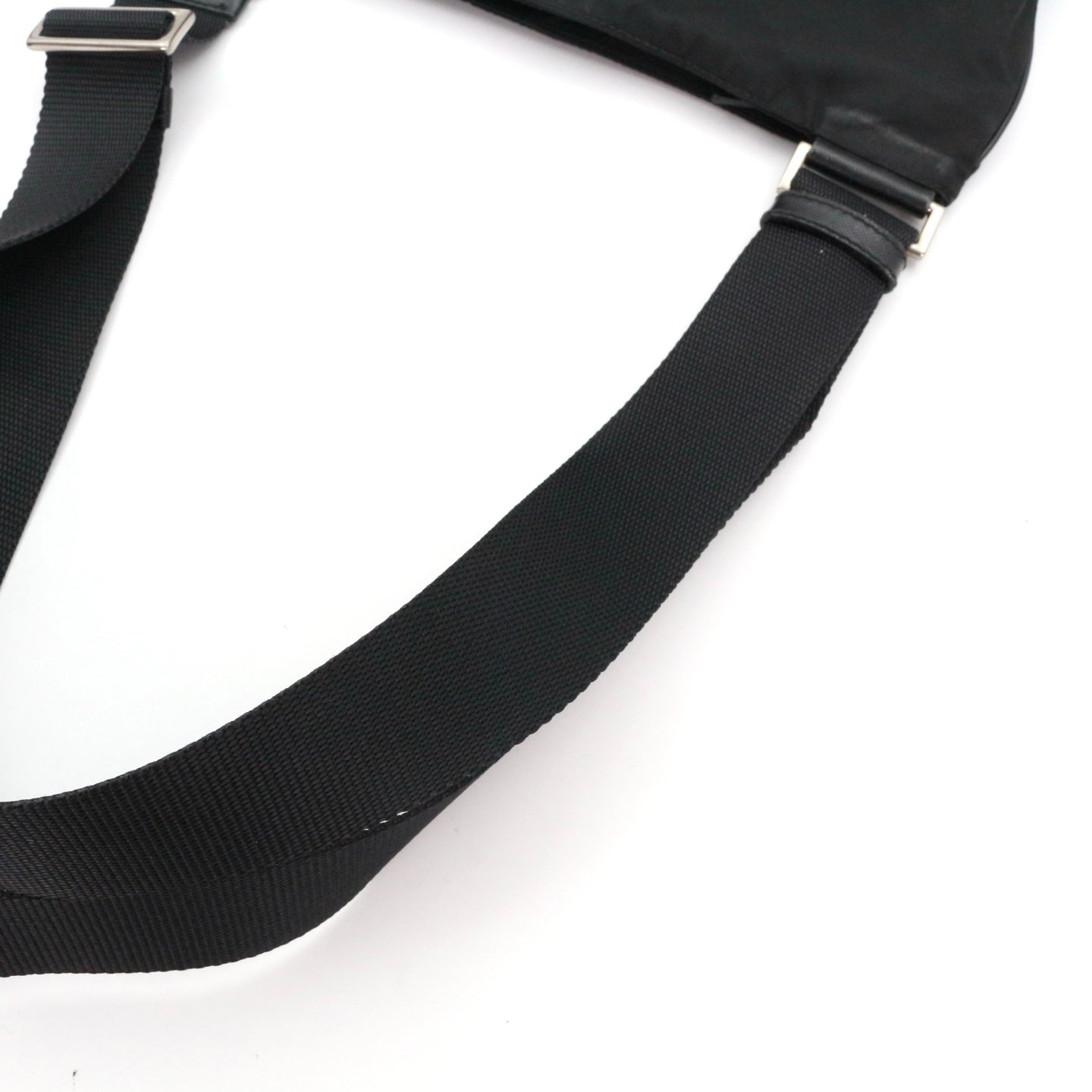 PRADA Black Tessuto Nylon Crossbody Bag [Used]