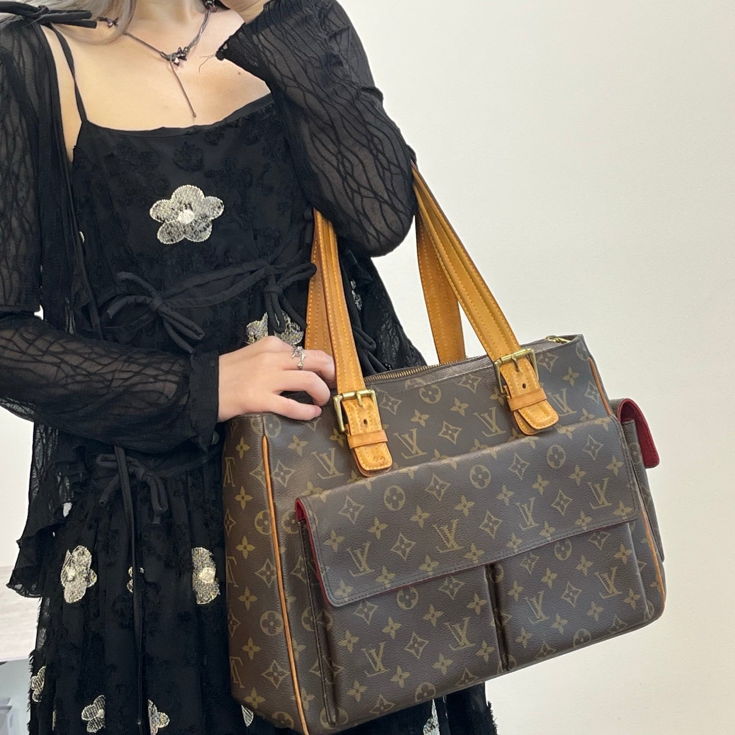 LOUIS VUITTON Monogram Multipli-Cité GM Tote Bag [Used]