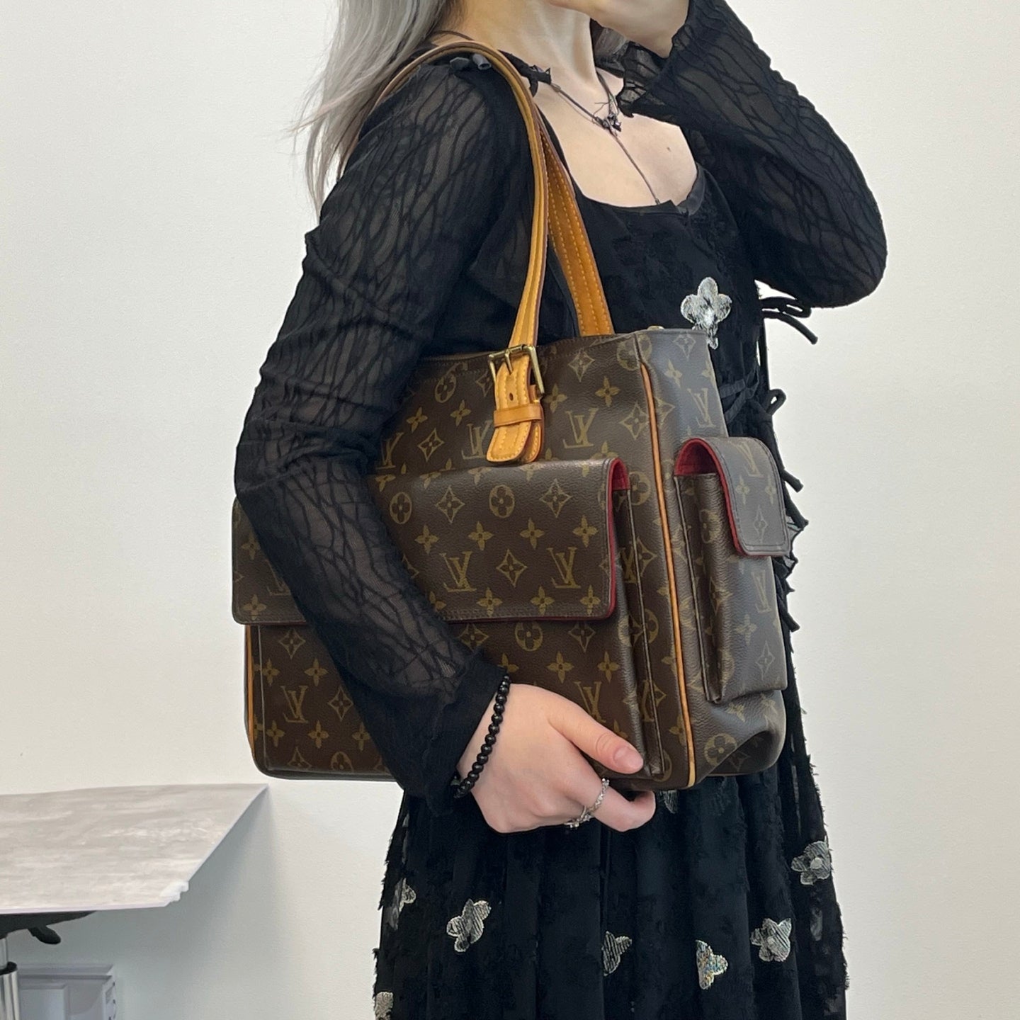 LOUIS VUITTON Monogram Multipli-Cité GM Tote Bag [Used]