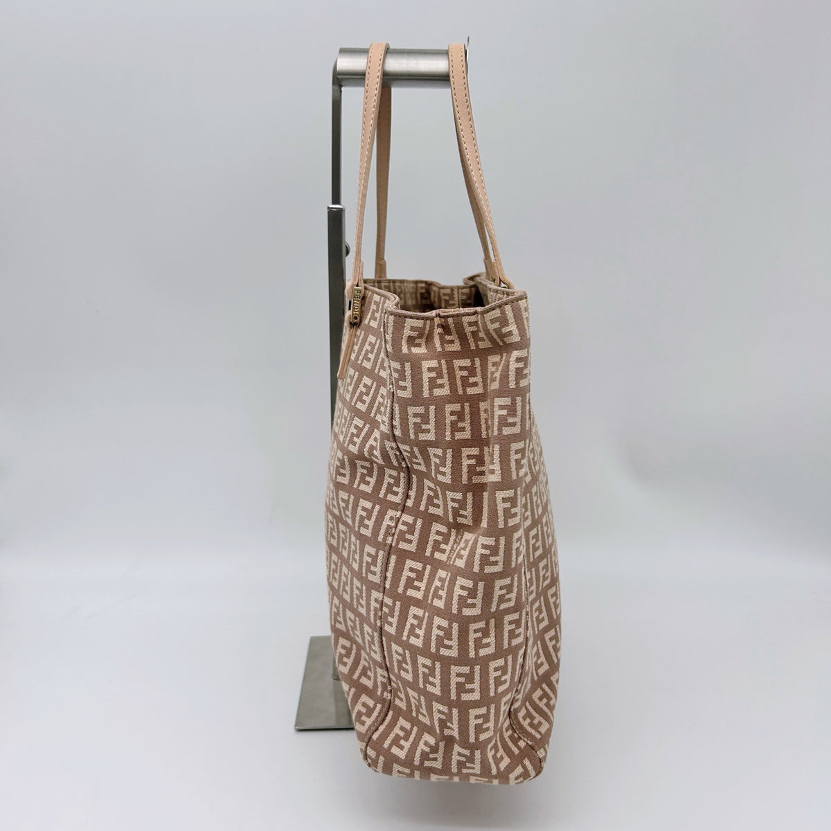 Fendi Pink Zucca Canvas Tote Bag [Used]