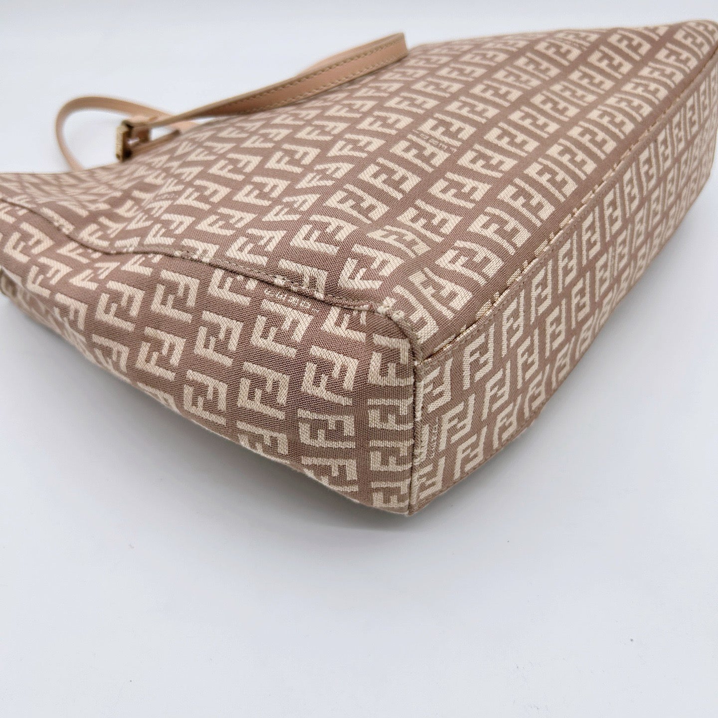 Fendi Pink Zucca Canvas Tote Bag [Used]