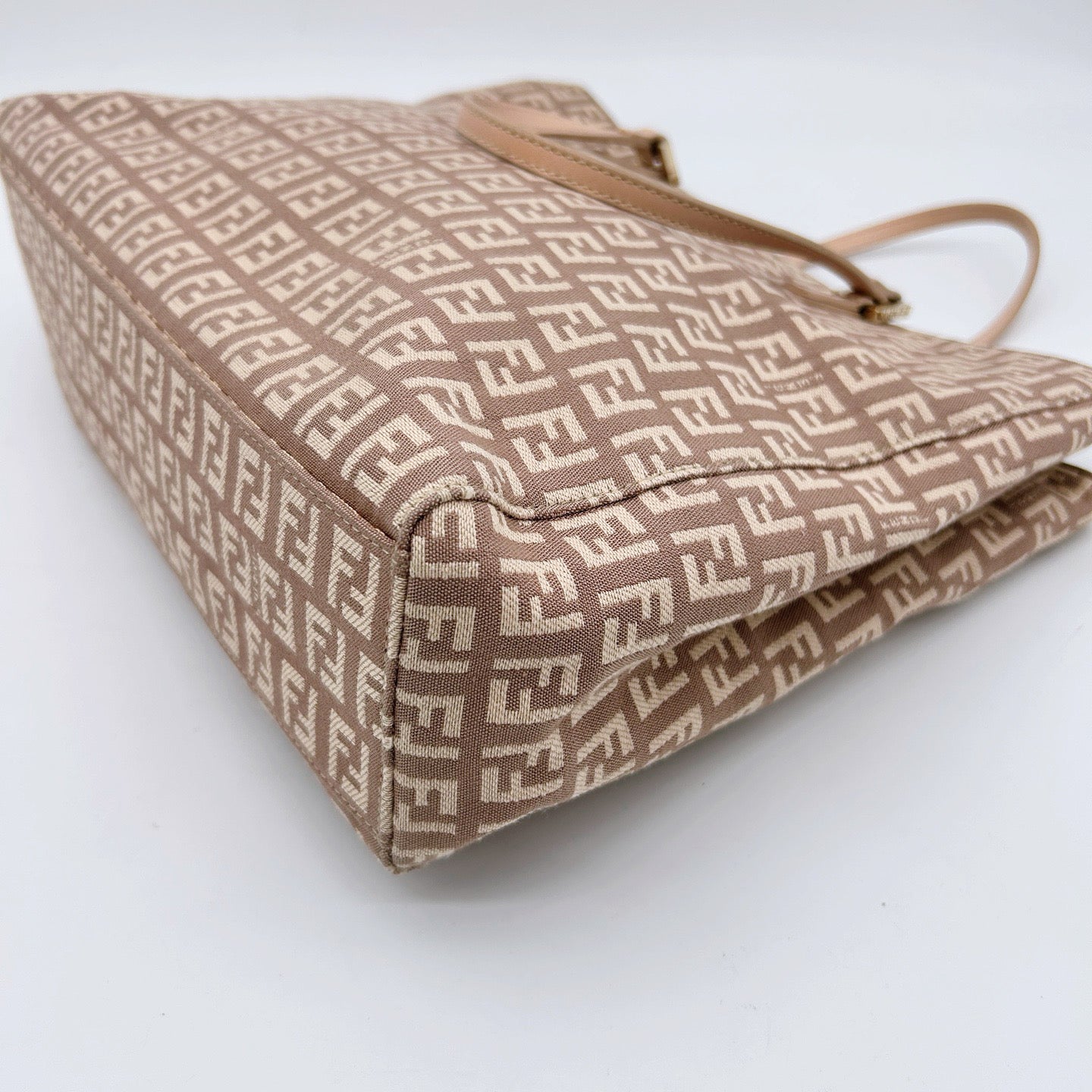 Fendi Pink Zucca Canvas Tote Bag [Used]