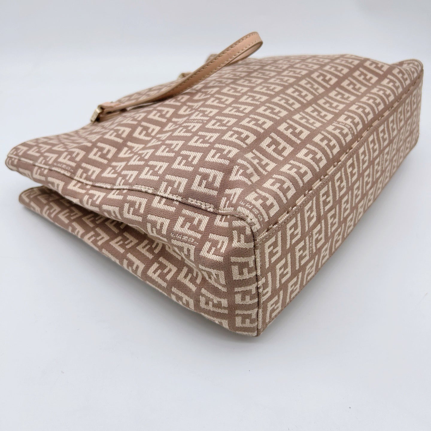 Fendi Pink Zucca Canvas Tote Bag [Used]