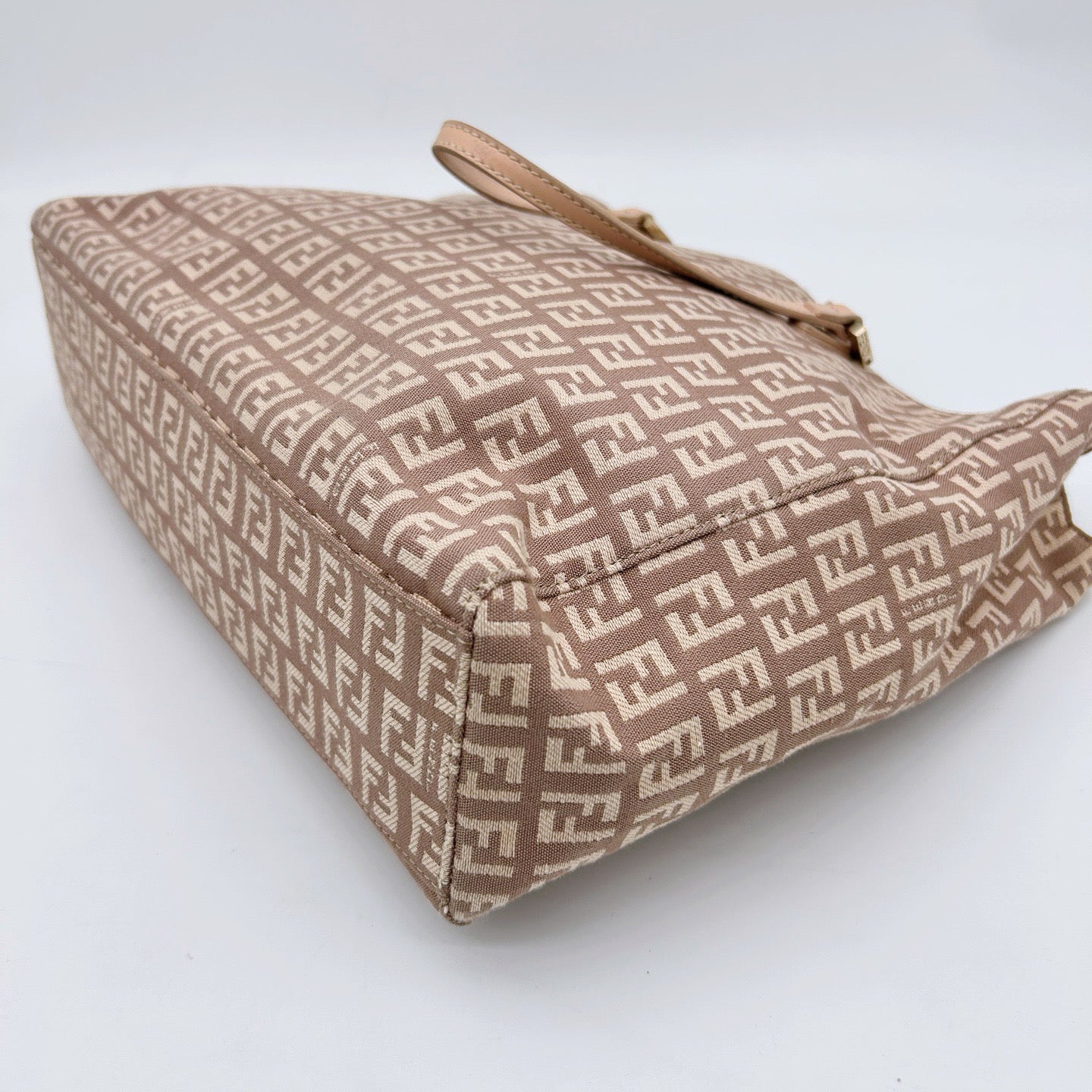 Fendi Pink Zucca Canvas Tote Bag [Used]