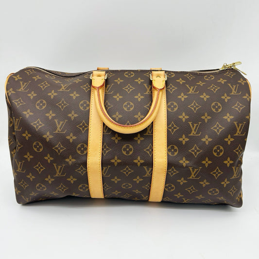 LOUIS VUITTON Monogram Keepall 45 Travel Bag [Used]