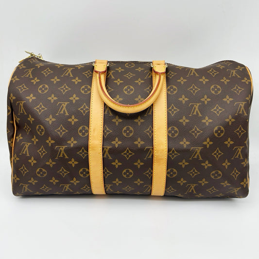 LOUIS VUITTON Monogram Keepall 45 Travel Bag [Used]