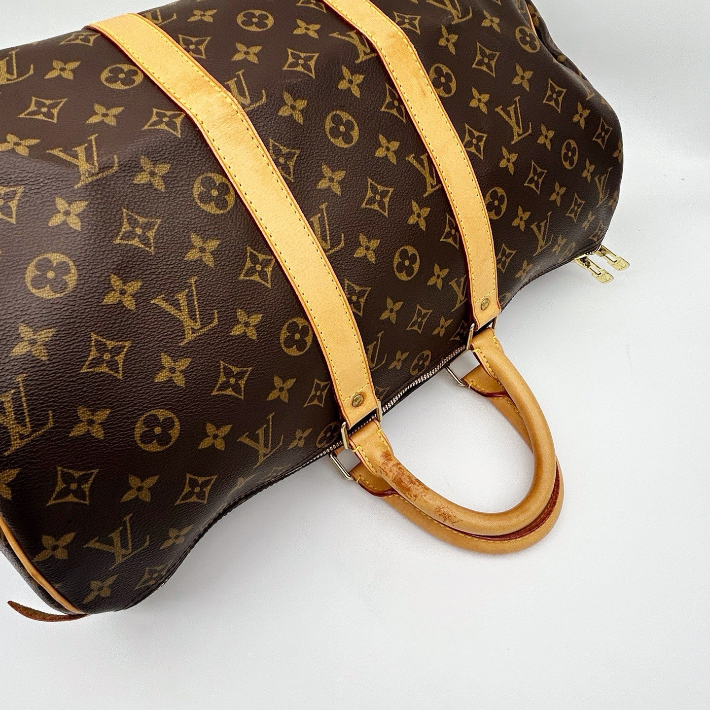 LOUIS VUITTON Monogram Keepall 45 Travel Bag [Used]