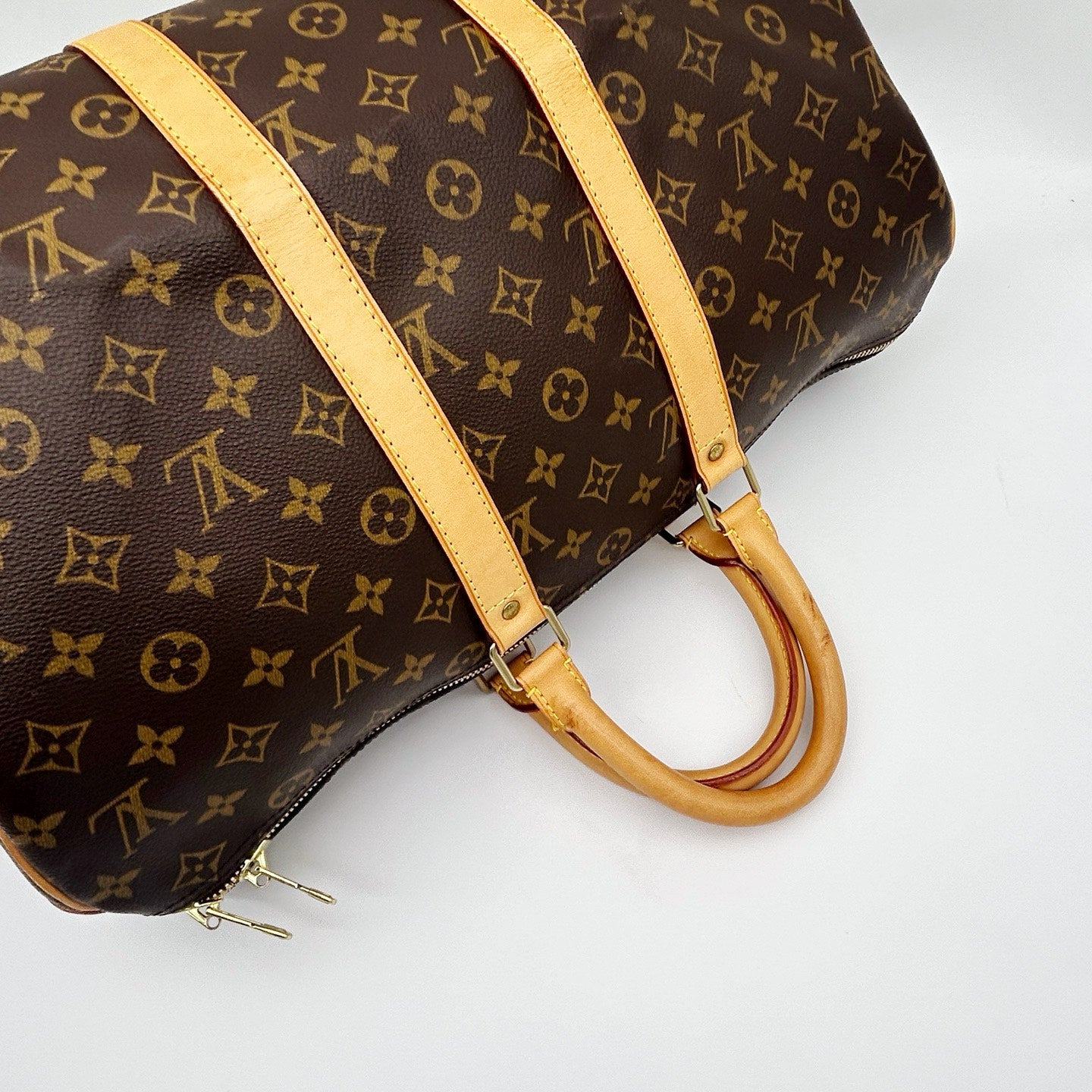 LOUIS VUITTON Monogram Keepall 45 Travel Bag [Used]