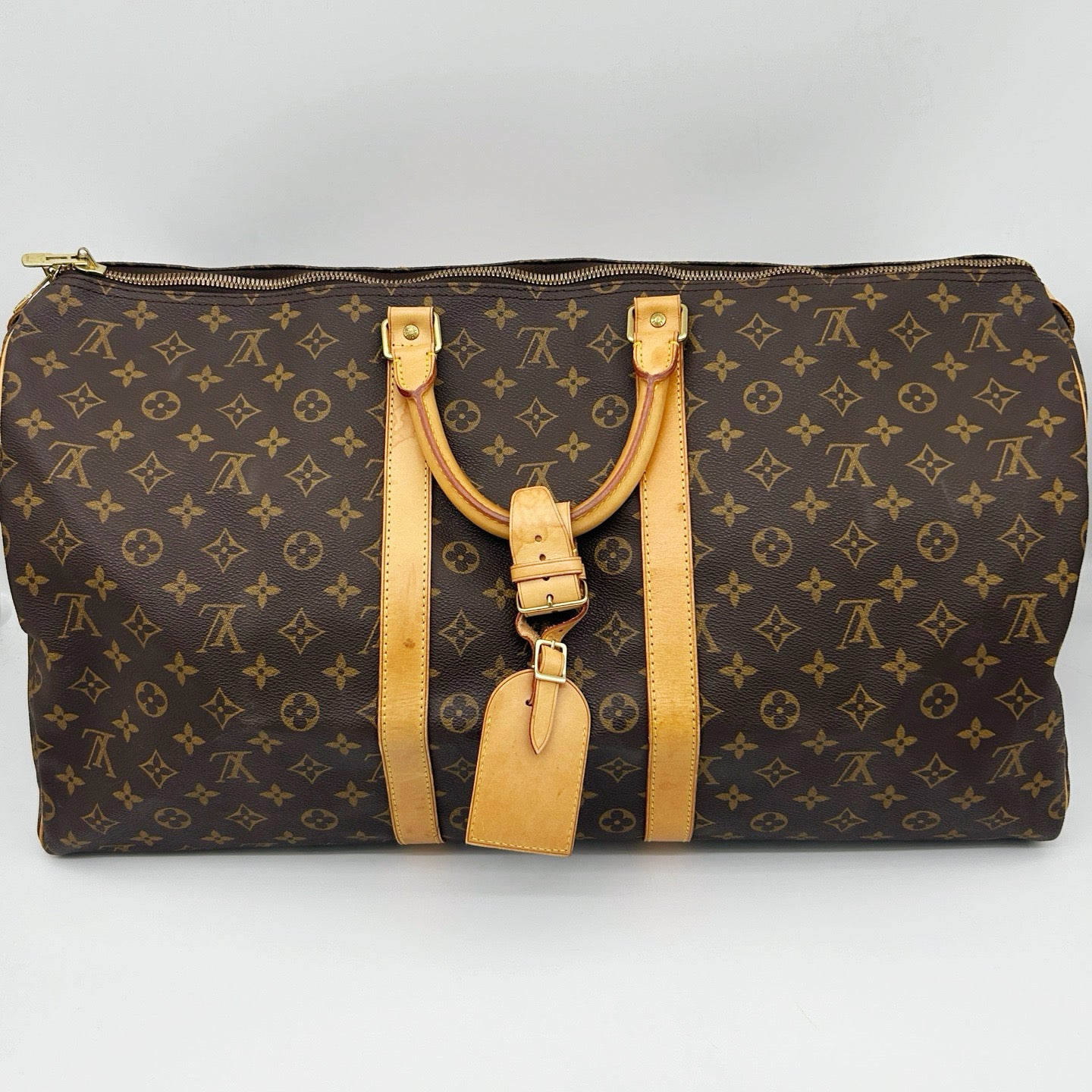 LOUIS VUITTON Monogram Keepall 55 Travel Bag [Used]