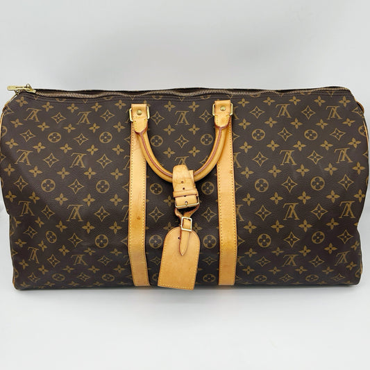 LOUIS VUITTON Monogram Keepall 55 Travel Bag [Used]