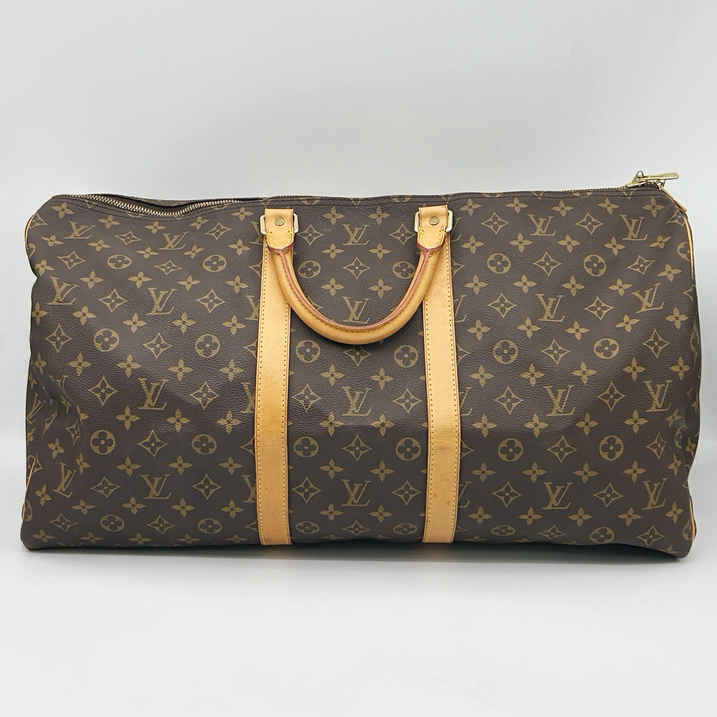 LOUIS VUITTON Monogram Keepall 55 Travel Bag [Used]