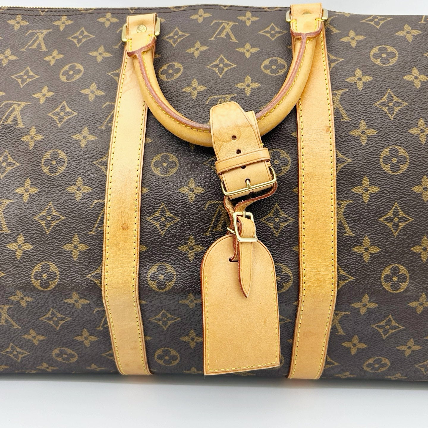 LOUIS VUITTON Monogram Keepall 55 Travel Bag [Used]