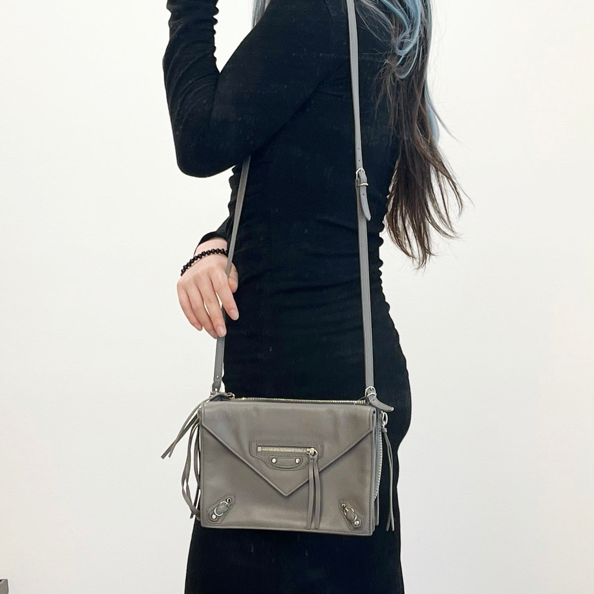 Balenciaga Papier Triple XS Crossbody Shoulder Bag