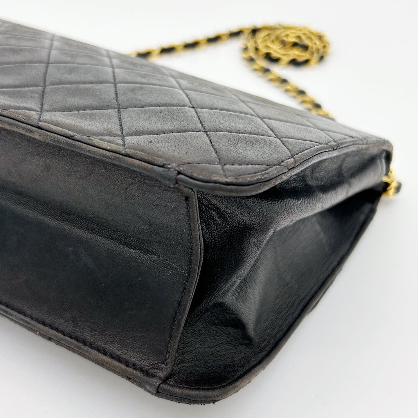 Chanel Black Flap Chain Shoulder Bag [Used]