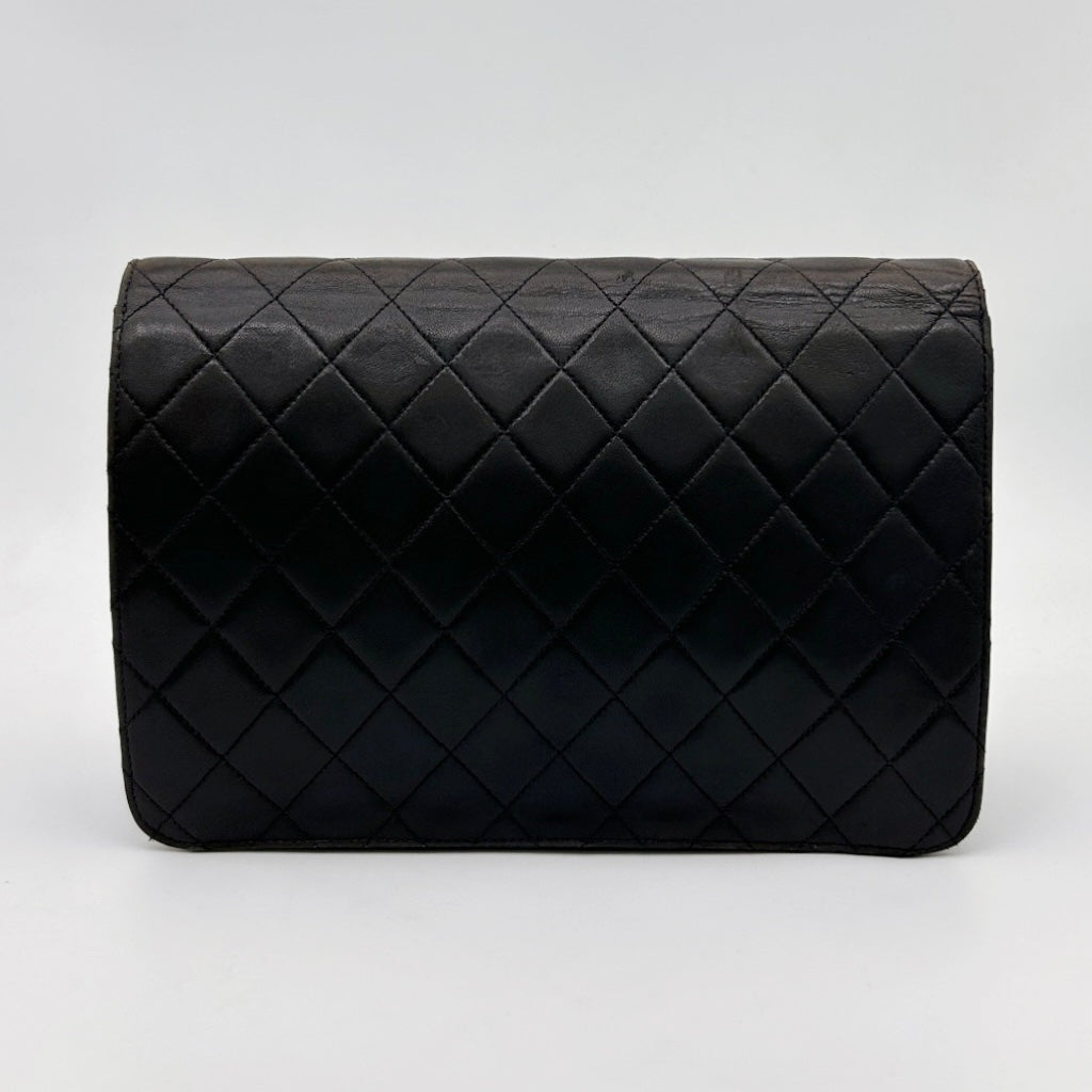 Chanel Black Flap Chain Shoulder Bag [Used]