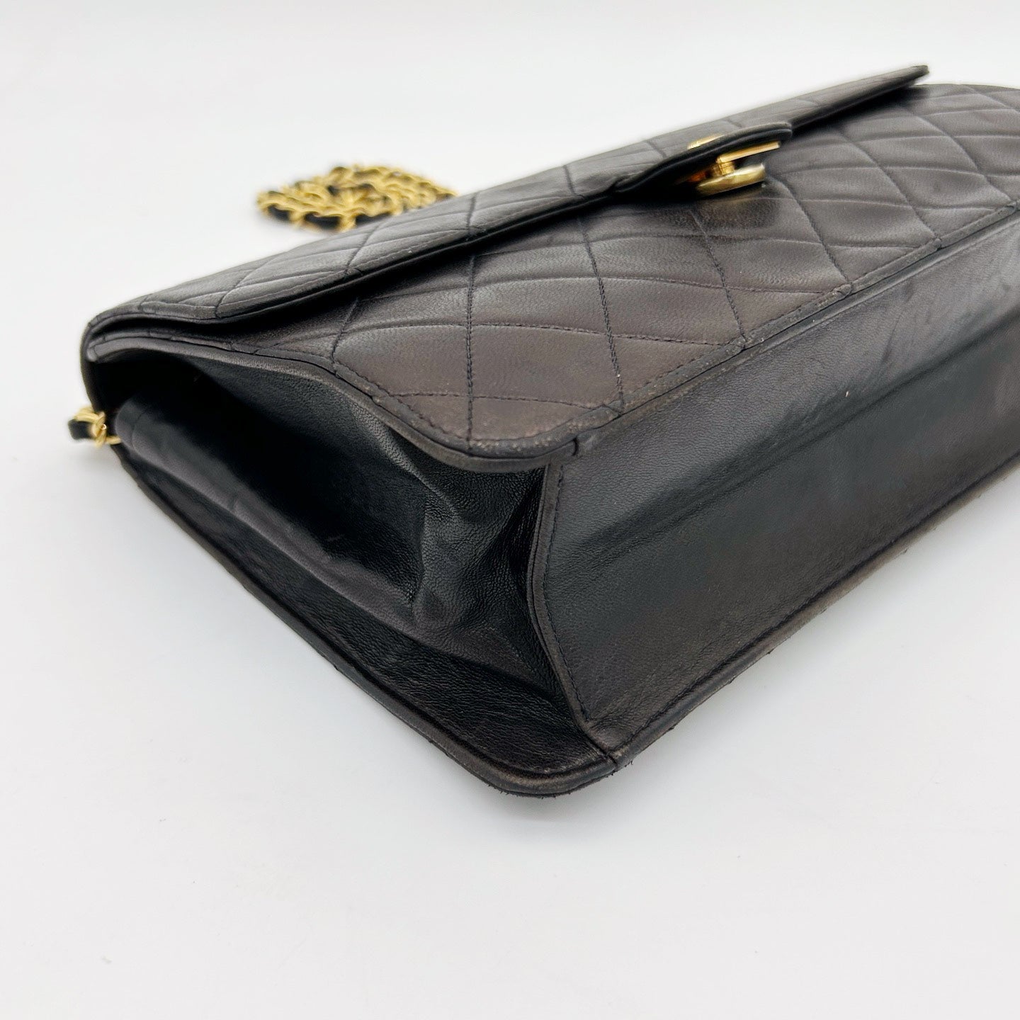 Chanel Black Flap Chain Shoulder Bag [Used]