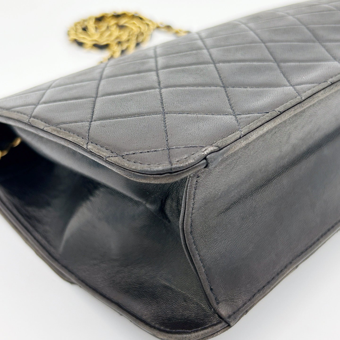 Chanel Black Flap Chain Shoulder Bag [Used]