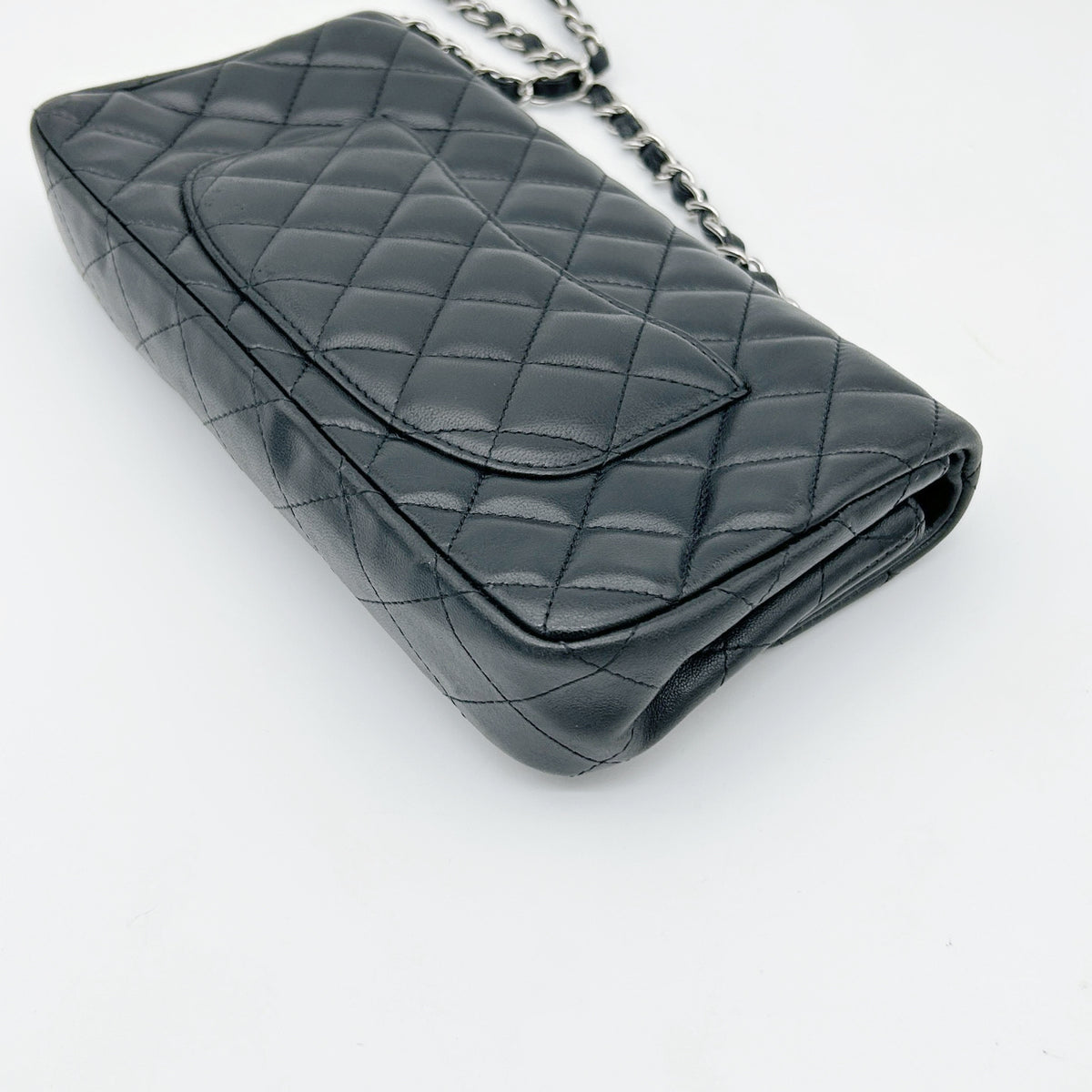 Chanel Quilted Lambskin CF Shoulder Bag Black [Used]