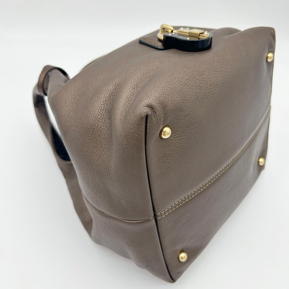 Loewe Leather Hobo Bag Bronze [Used]