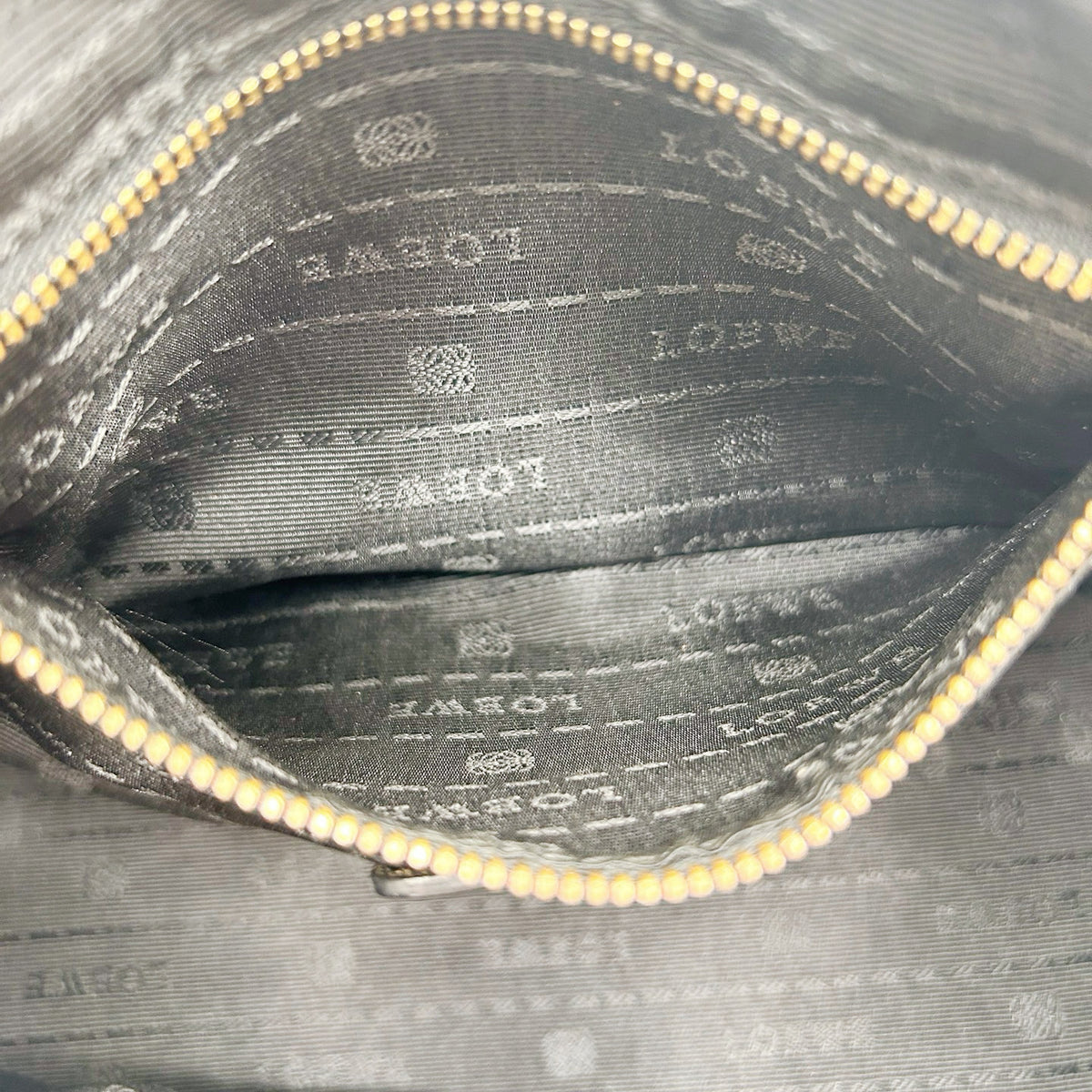 Loewe Leather Hobo Bag Bronze [Used]