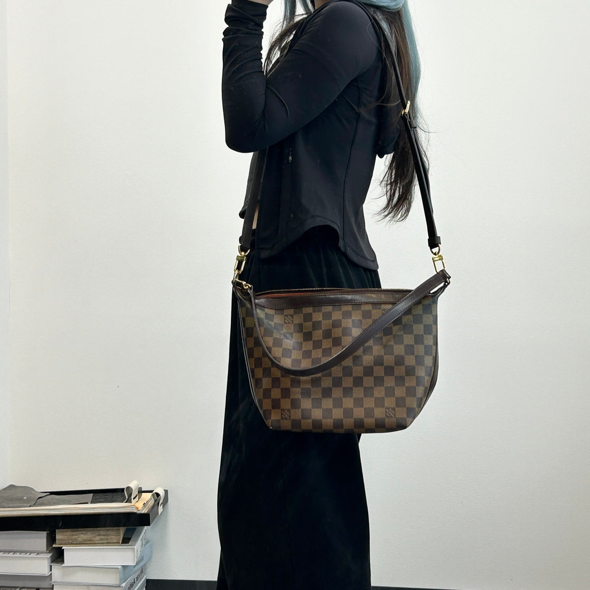 Louis Vuitton Damier Ebene Hobo Bag [Used]