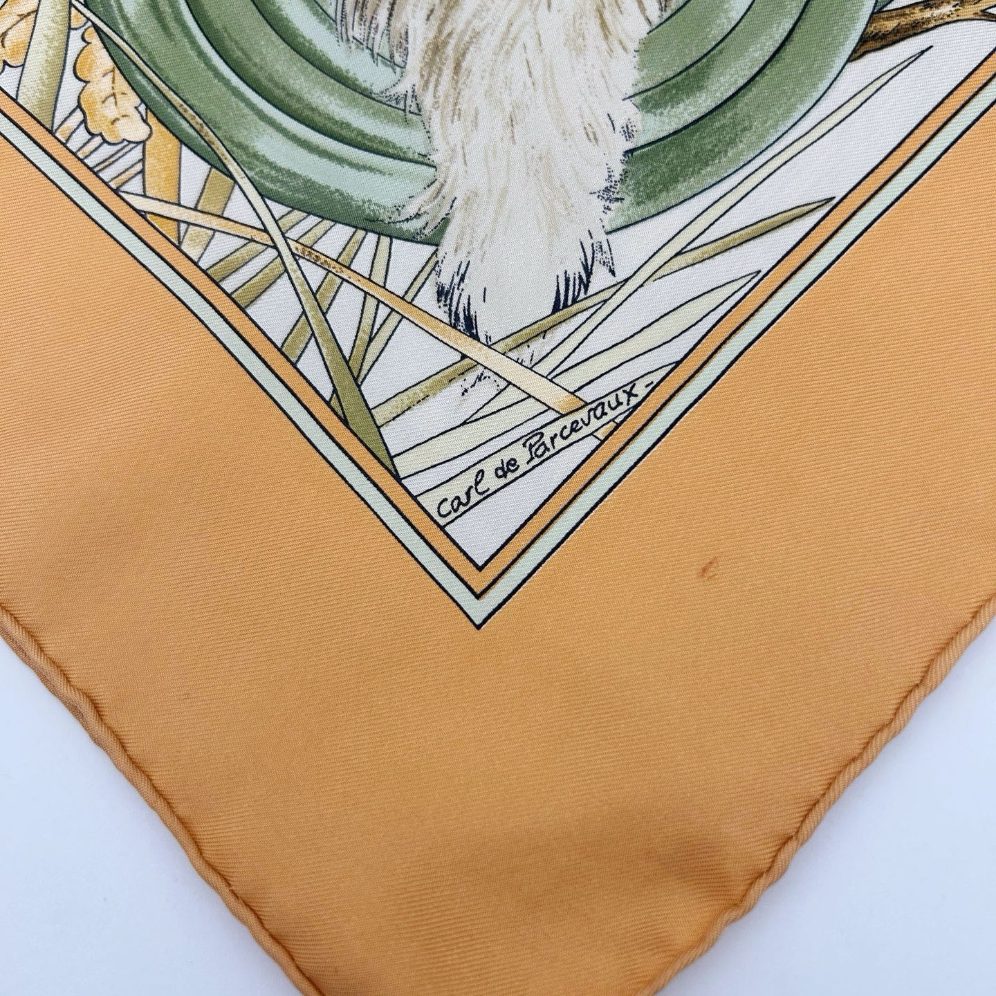 HERMÈS Chasse au Bois 90 Silk Scarf [Used]