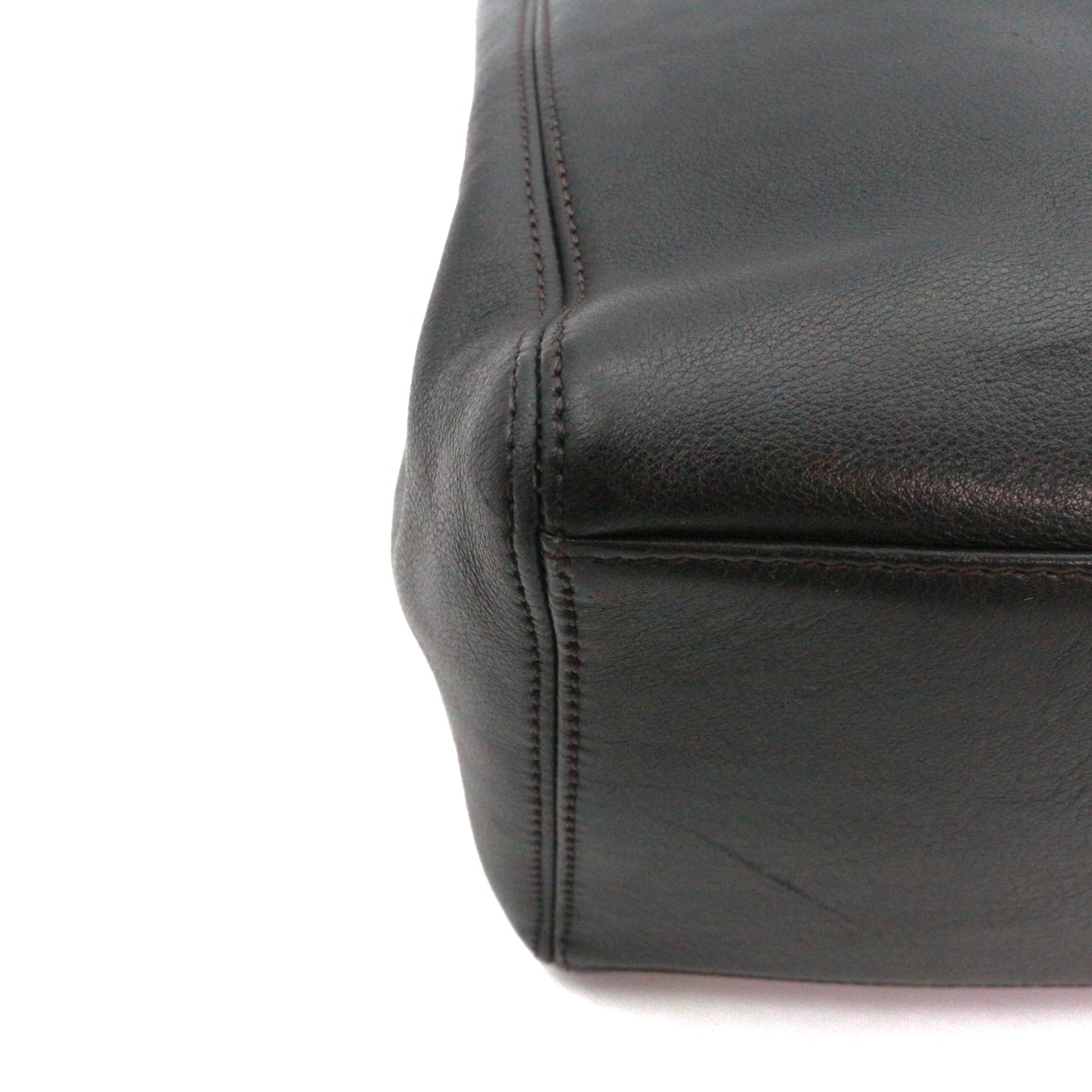 CHANEL Black Leather Vertical Tote Bag [Used]