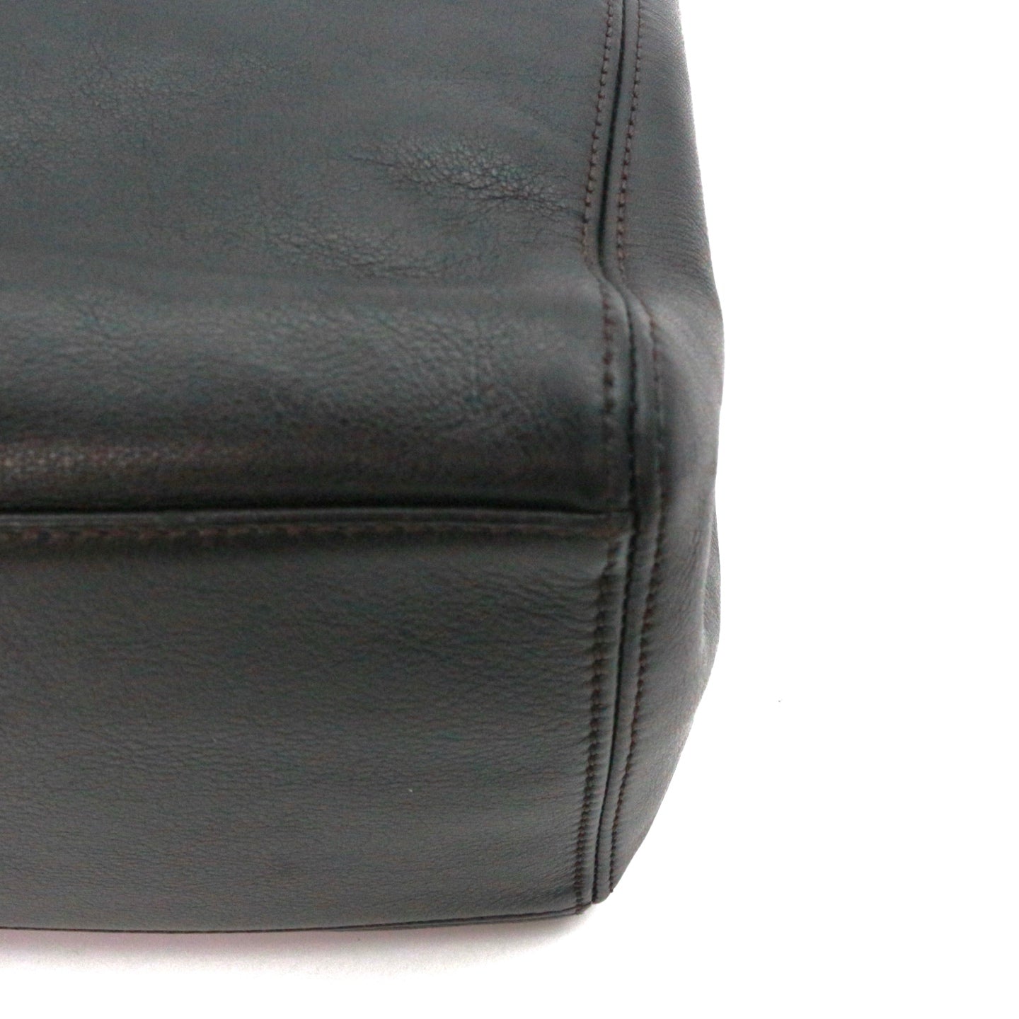 CHANEL Black Leather Vertical Tote Bag [Used]