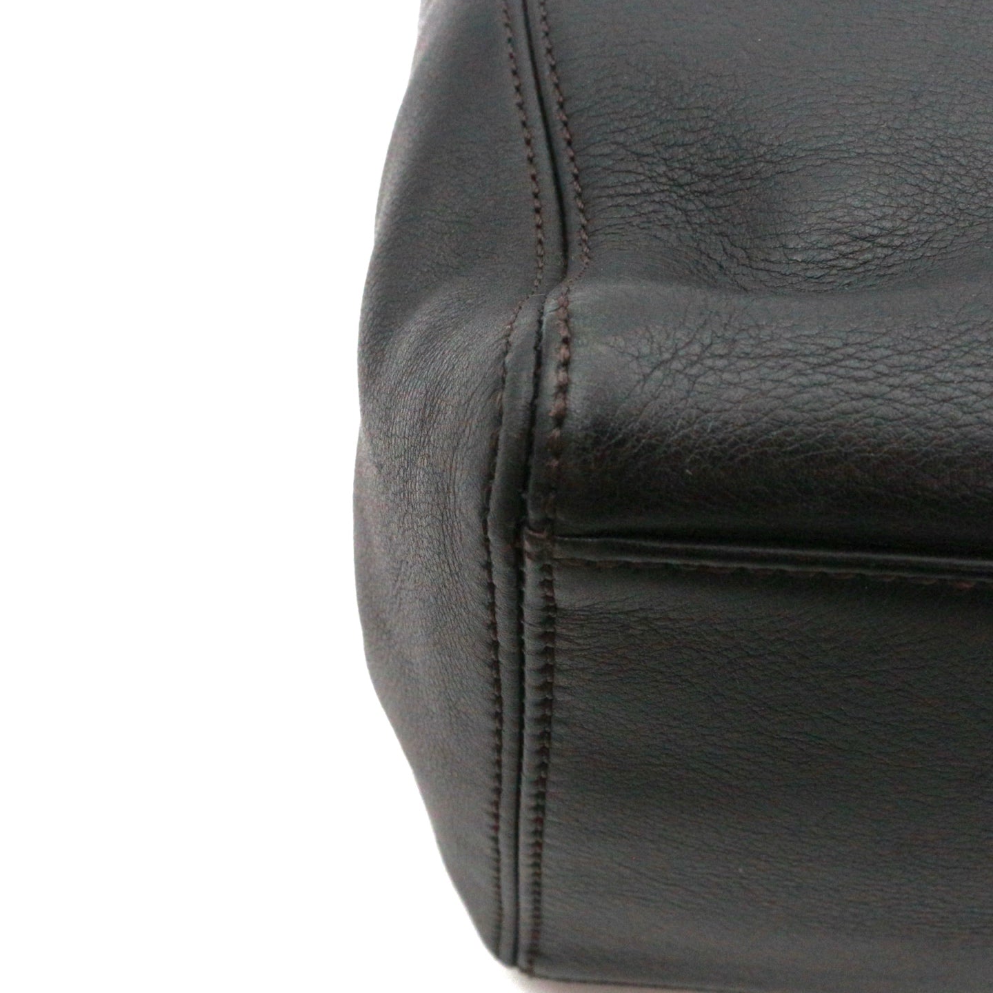CHANEL Black Leather Vertical Tote Bag [Used]