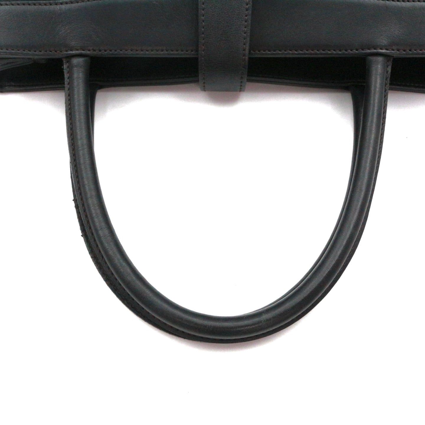 CHANEL Black Leather Vertical Tote Bag [Used]