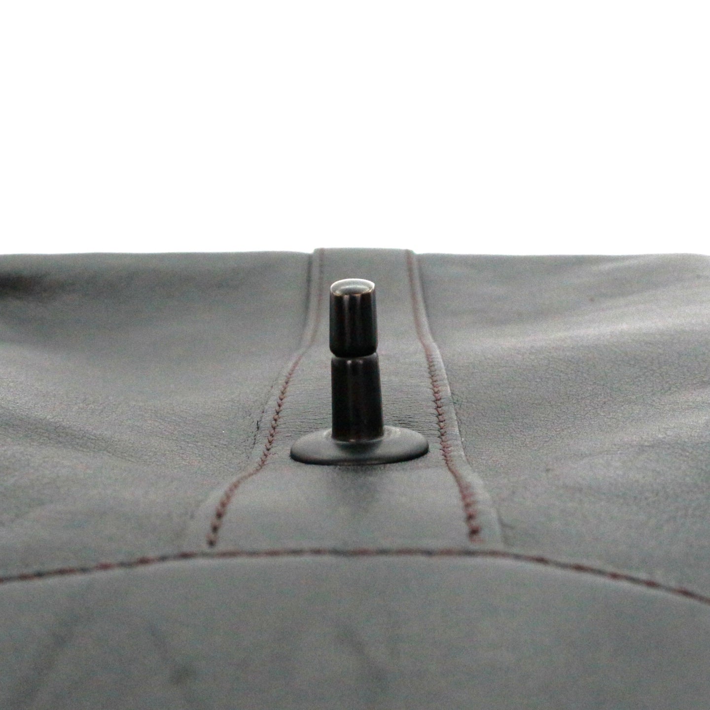 CHANEL Black Leather Vertical Tote Bag [Used]